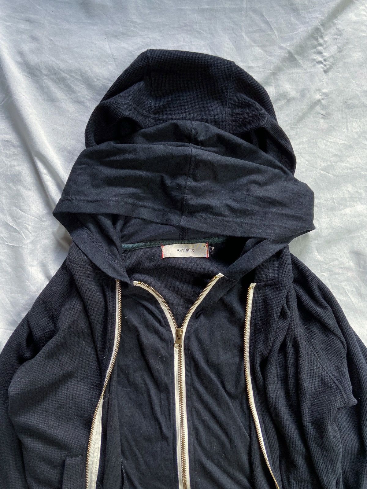 20471120 ARTINERO ART WORK DOUBLE LAYER ZIP HOODIE Size US M / EU 48-50 / 2 - 3 Thumbnail