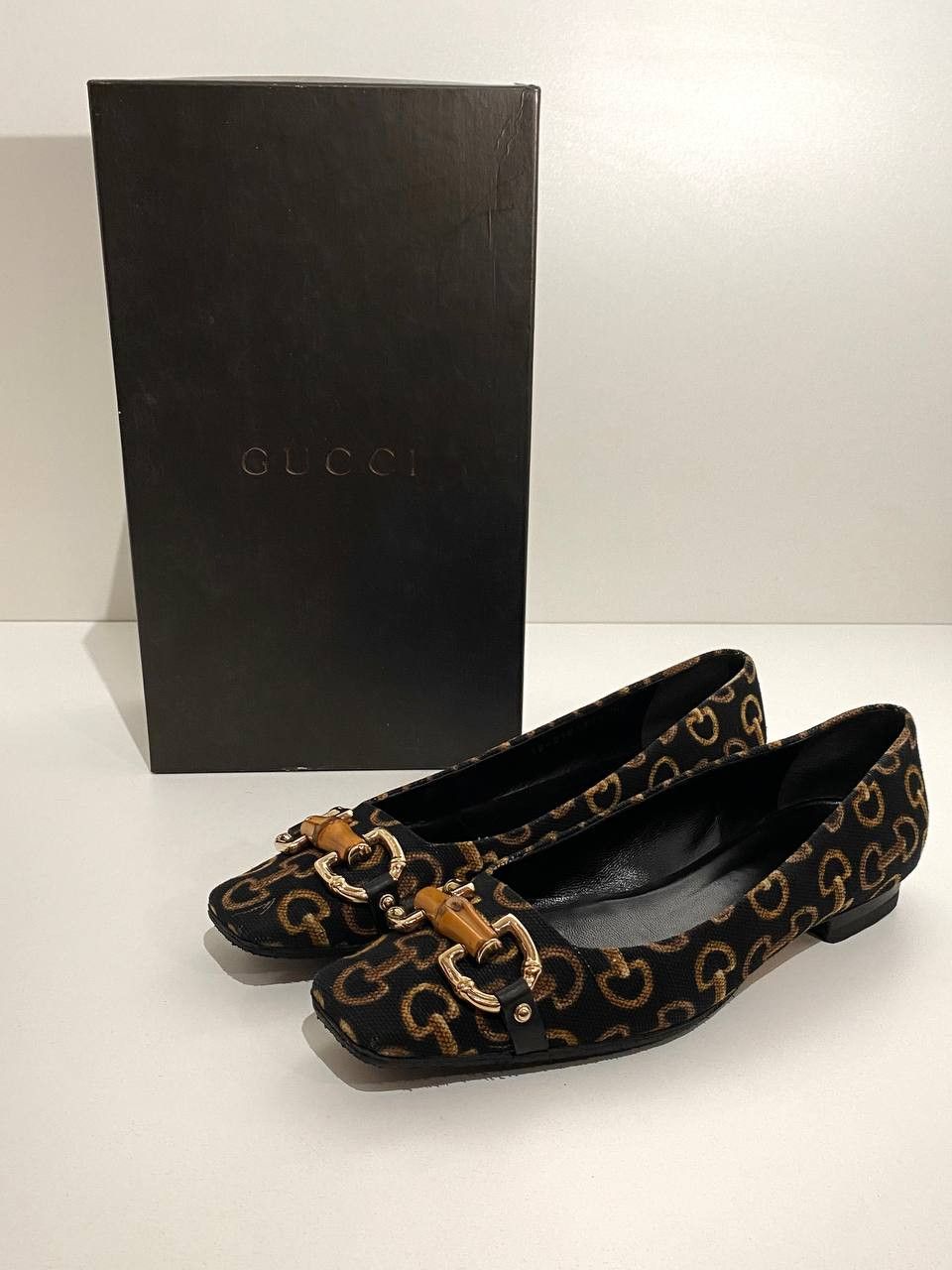 Gucci Gucci x Tom Ford GG Horsebit Bamboo Mule Ballet Flats Shoes Size US 7.5 / IT 37.5 - 2 Thumbnail