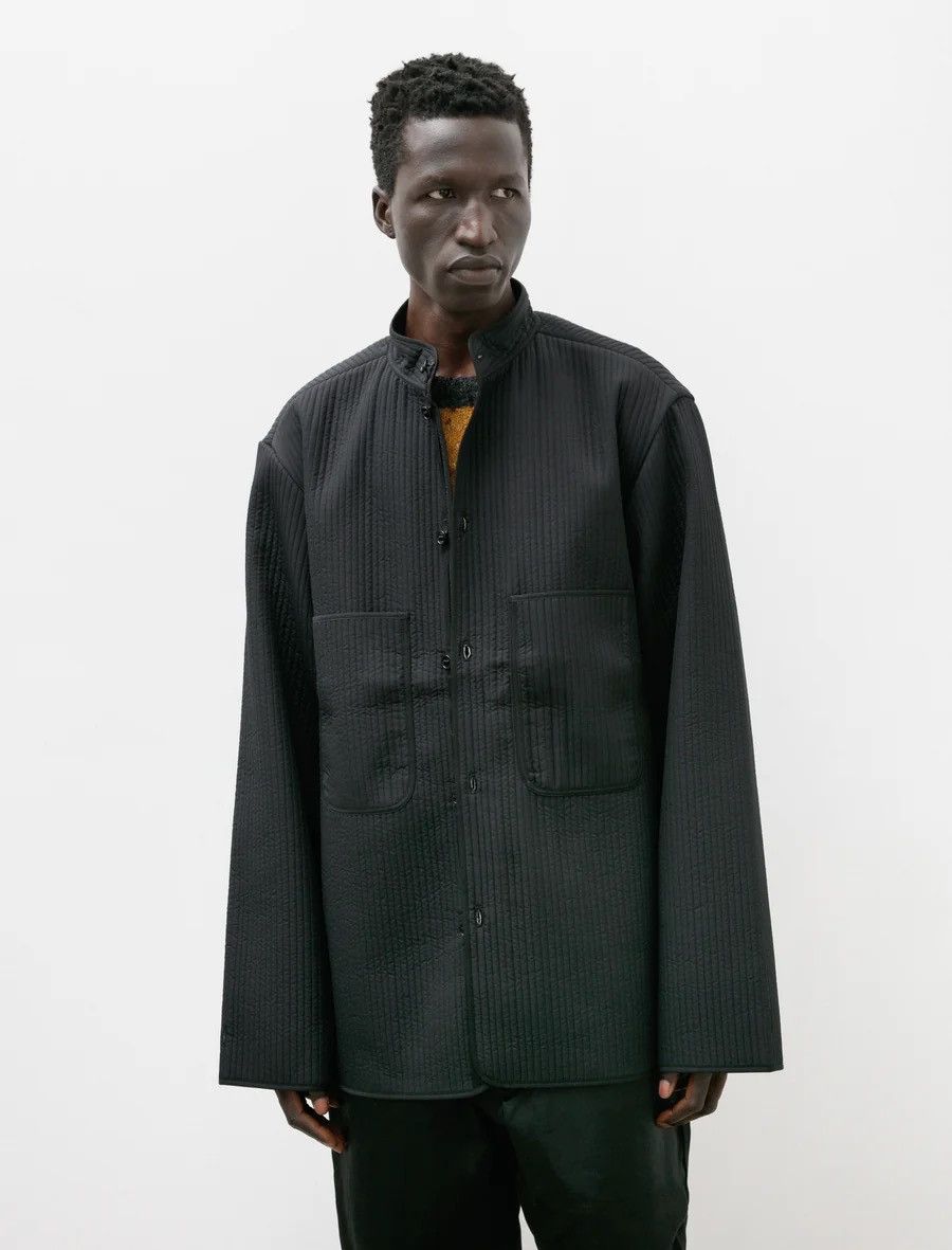 MAN-TLE R17 Outer-4 Black Nubi overshirt Size US S / EU 44-46 / 1 - 1 Thumbnail