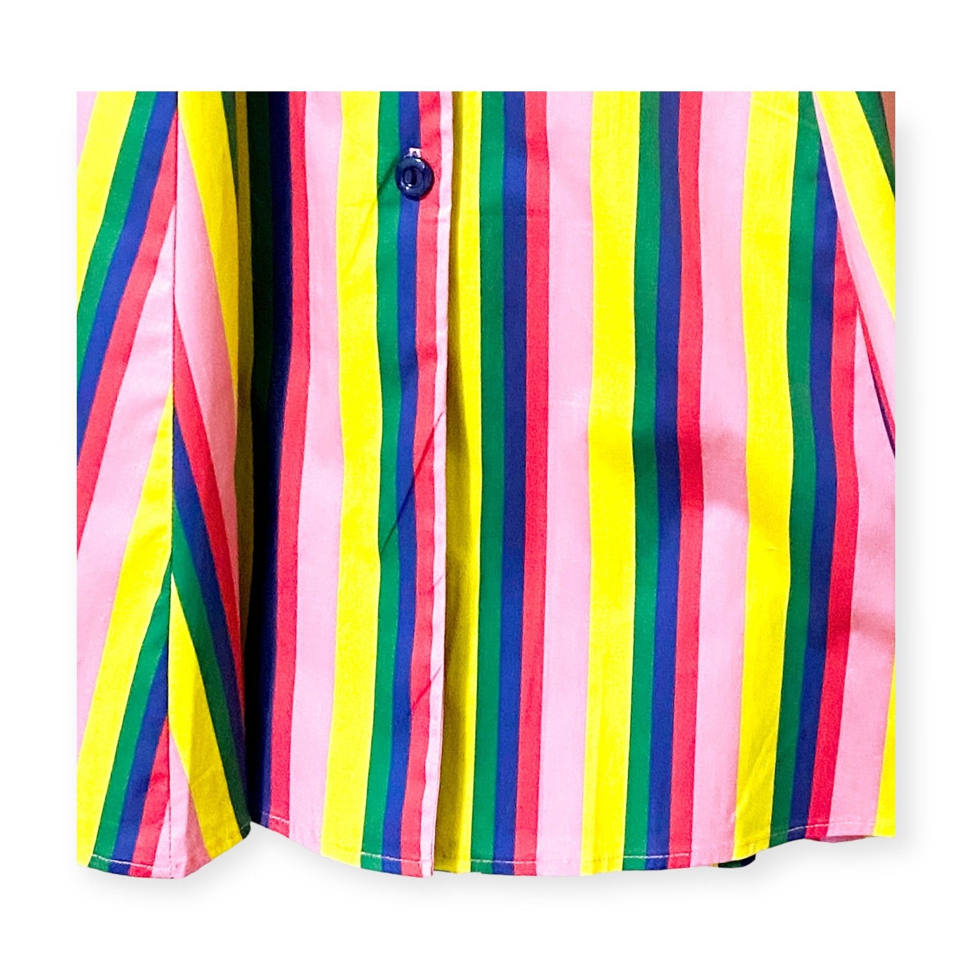 Staud STAUD Alice Multicolor Stripe Knotted Poplin Midi Dress Size Size XS / US 0-2 / IT 36-38 - 11 Thumbnail