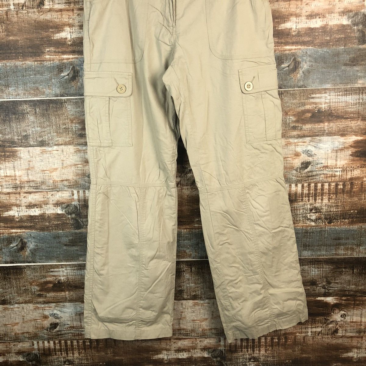 Japanese Brand DL Japanese Brand Gray Cargo Multipocket Pants #C662 Size US 27 - 3 Thumbnail