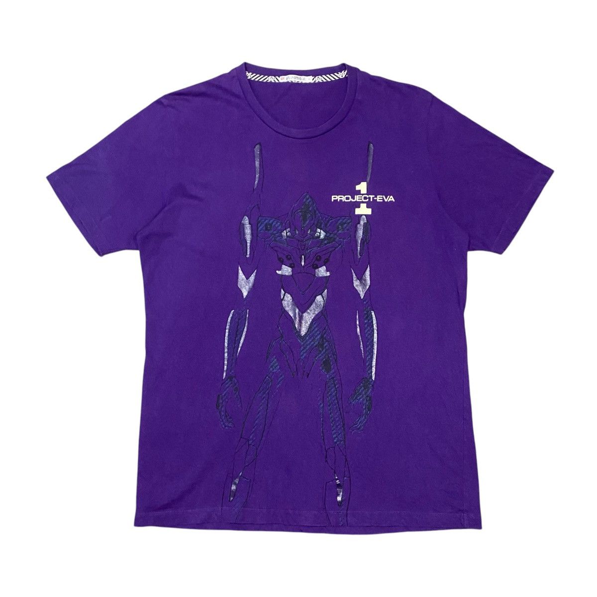 Anime × Vintage Vintage Neon Genesis Evangelion Project-Eva 01 Anime Tee Size US XL / EU 56 / 4 - 1 Thumbnail