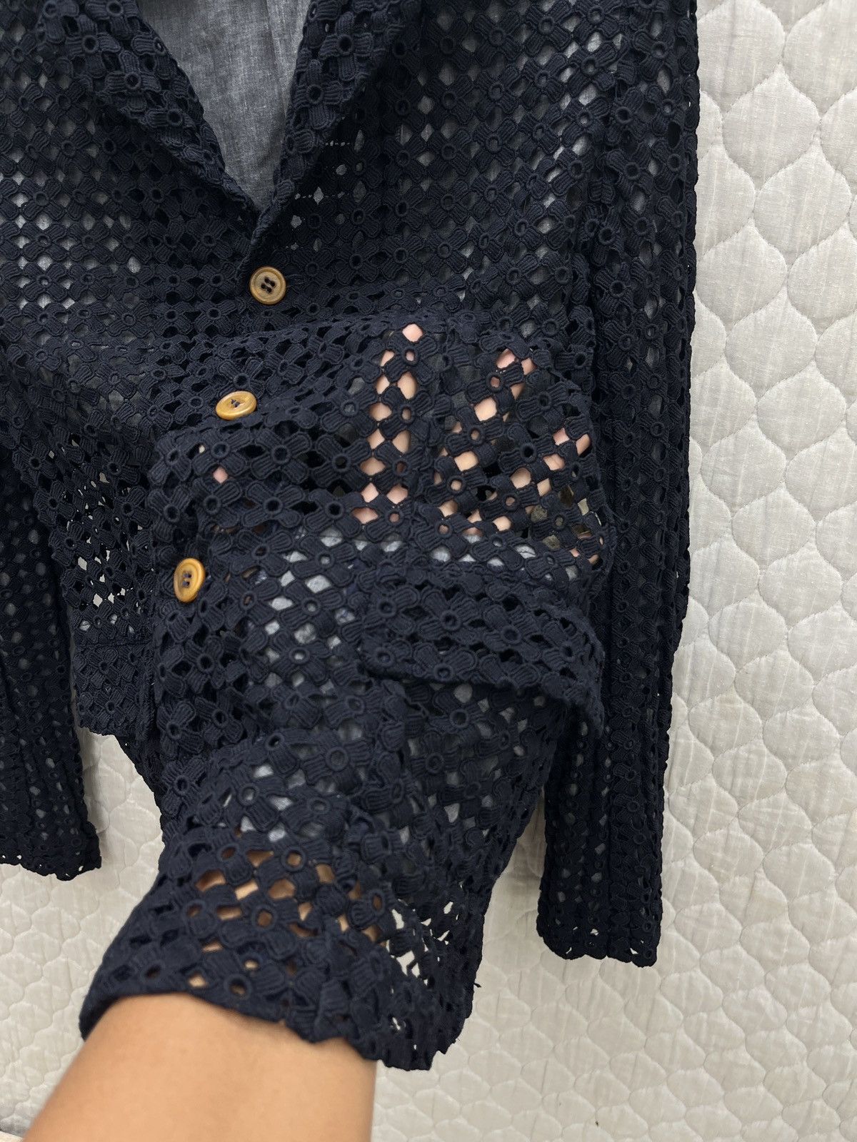 Comme des Garcons 🔥🔥🔥ARCHIVE COMME DES GARCONS CROCHET LACE JACKET Size M / US 6-8 / IT 42-44 - 5 Thumbnail