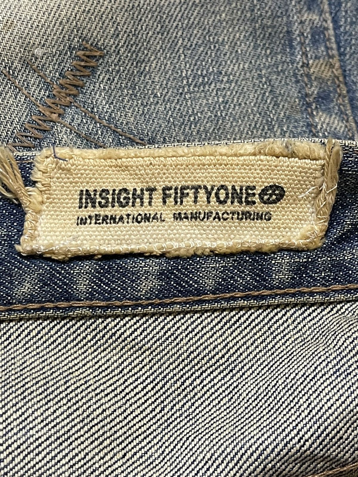 Hysteric Glamour Vintage Japanese Brand Mud Wash Faded Artist Style Jeans Size US 36 / EU 52 - 13 Thumbnail