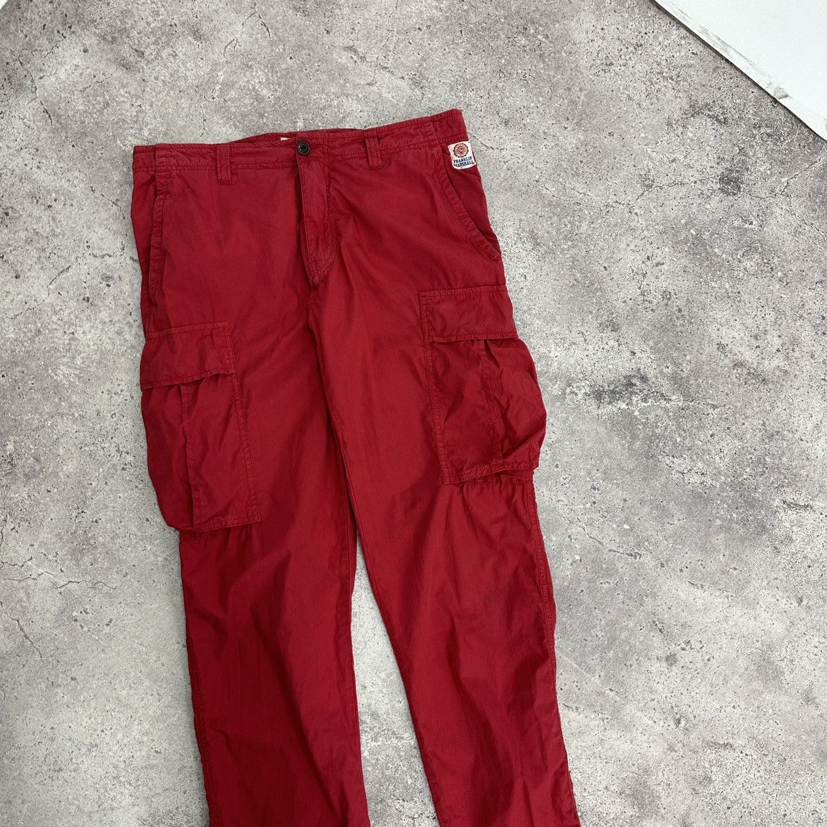 Franklin & Marshall Vintage 00s Franklin & Marshall cargo red pants jeans y2k og Size US 31 - 3 Thumbnail