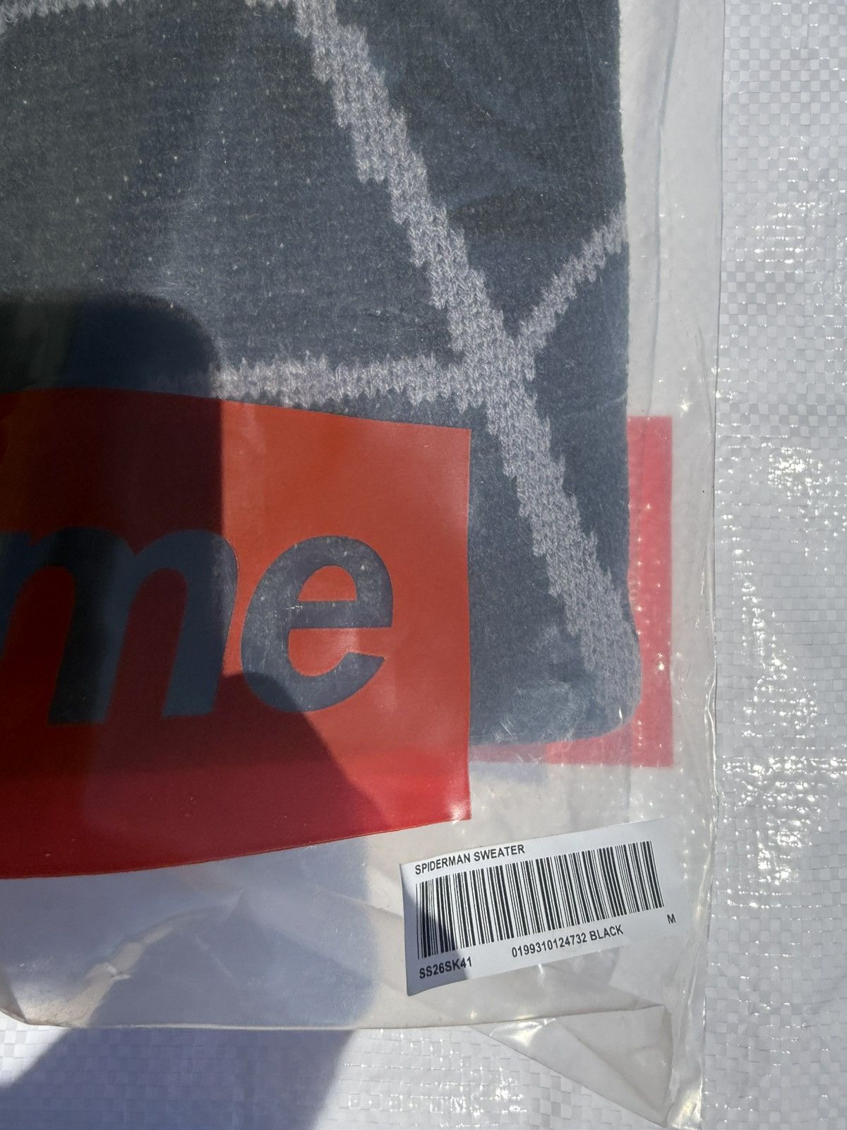 Supreme × Vanson Leathers Supreme Spiderman sweater Size US M / EU 48-50 / 2 - 3 Thumbnail