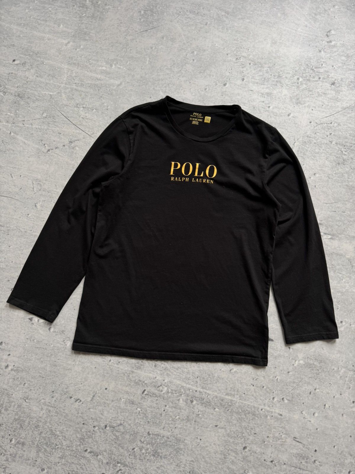 Polo Ralph Lauren × Vintage Polo Ralph Laurent long sleeve black Size US XXL / EU 58 / 5 - 1 Thumbnail