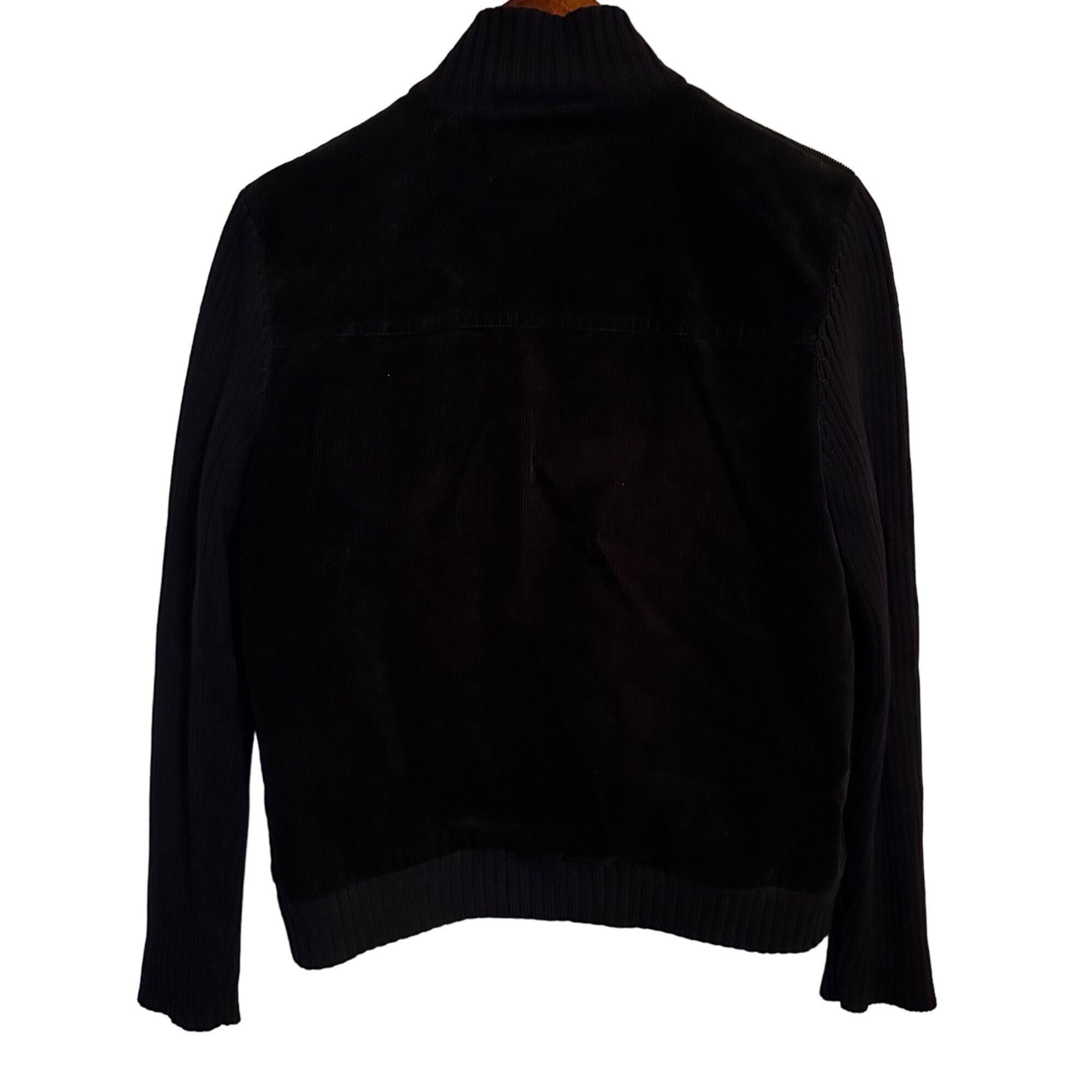 Ralph Lauren VNTG Lauren Ralph Lauren Black Corduroy full zip jacket swea Size M / US 6-8 / IT 42-44 - 6 Thumbnail