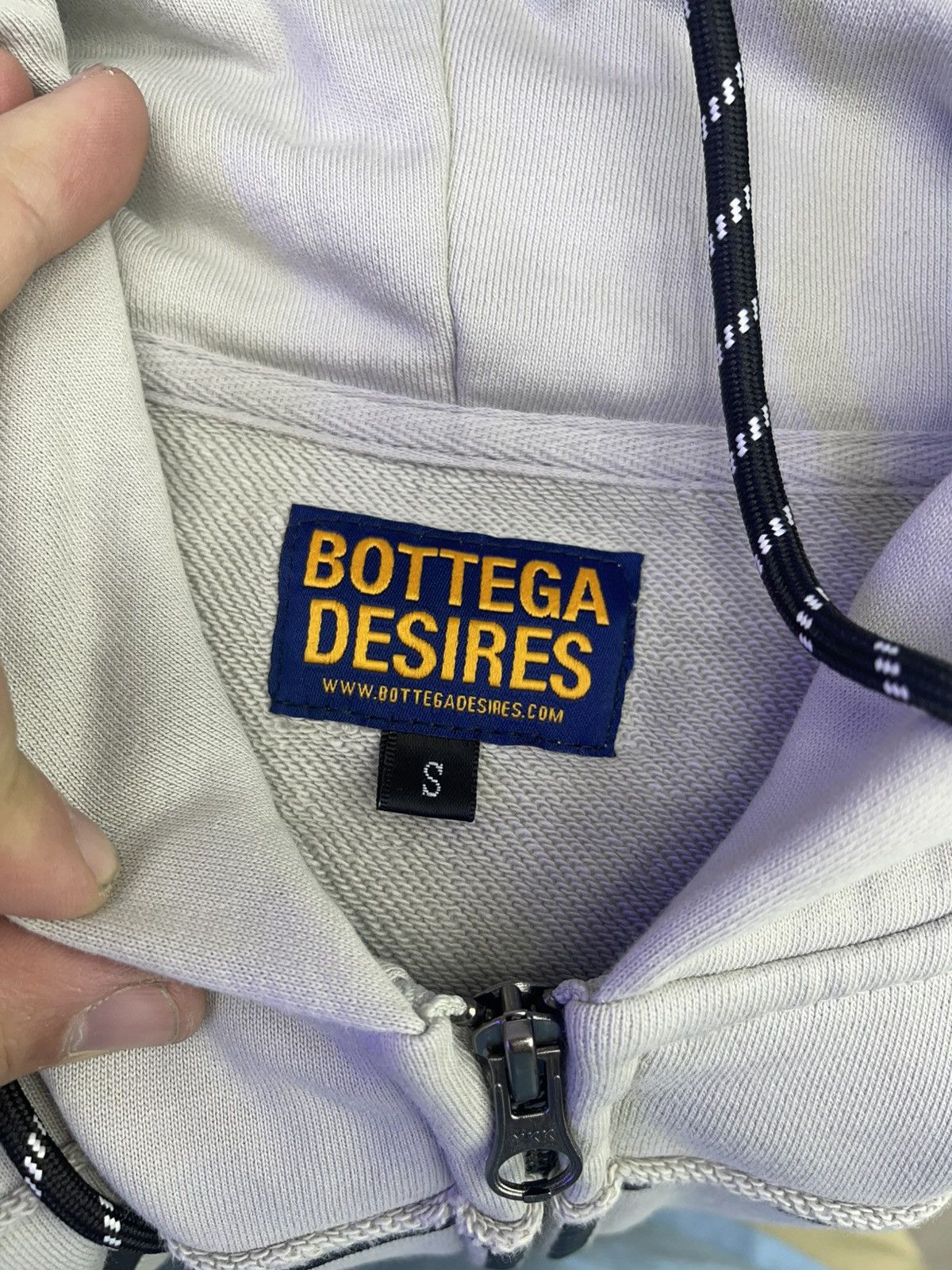 Bottega Desires Bottega Desires Grey hoodie Size US S / EU 44-46 / 1 - 5 Thumbnail