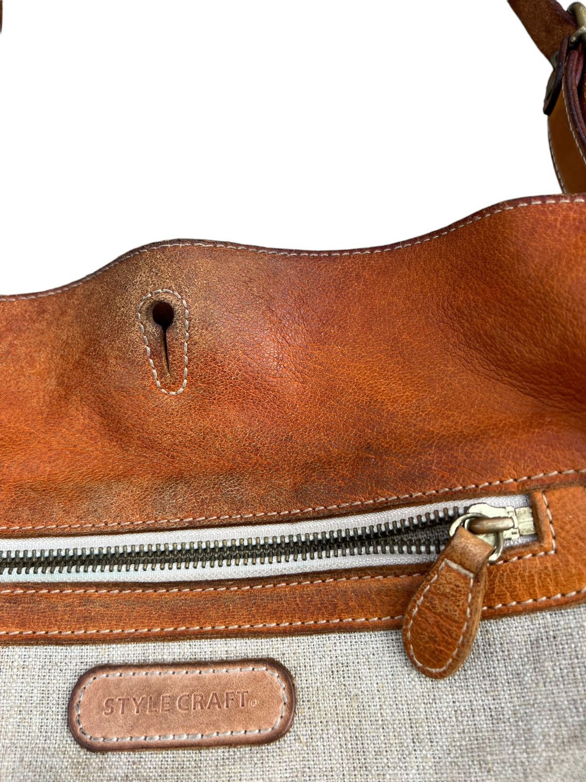 Leather Trashed Style Craft Japan Distress Muddy Patina Leather Bag Size ONE SIZE - 21 Thumbnail