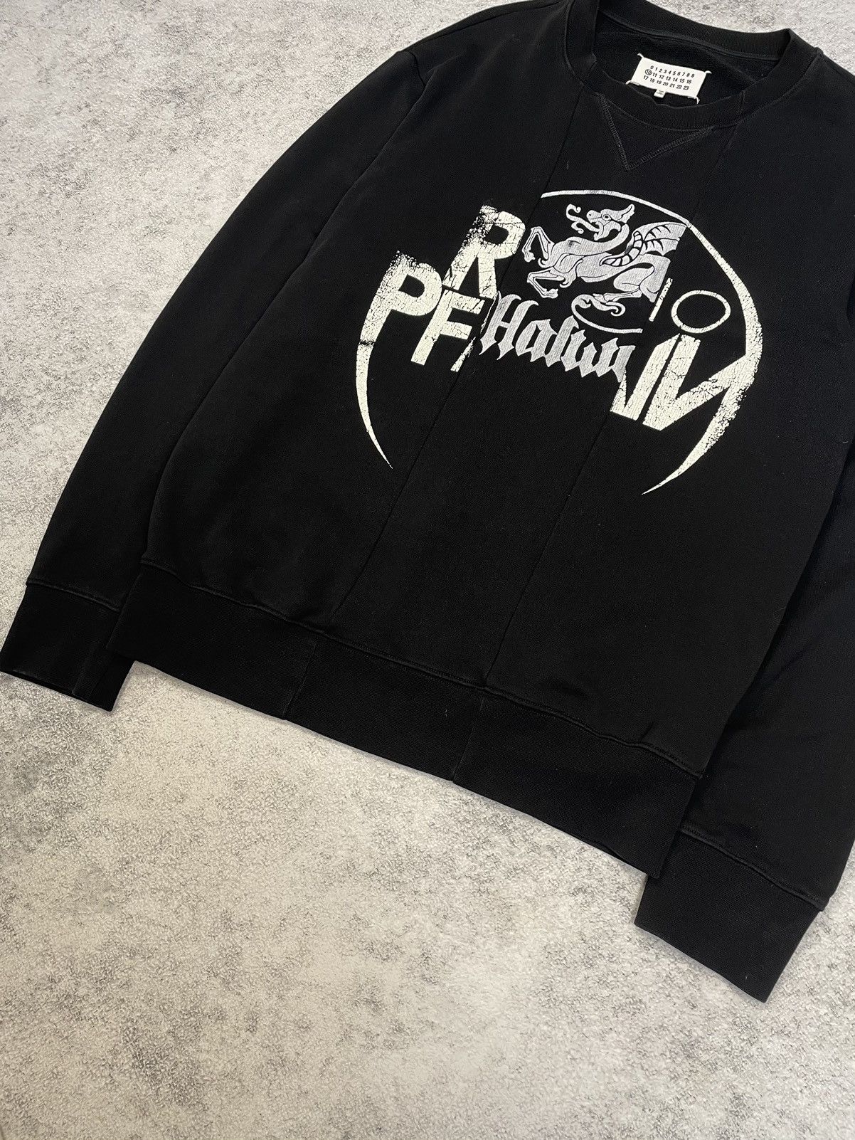 Maison Margiela FW17 Maison Margiela Irish Print Paneled Sweatshirt Size US M / EU 48-50 / 2 - 4 Thumbnail