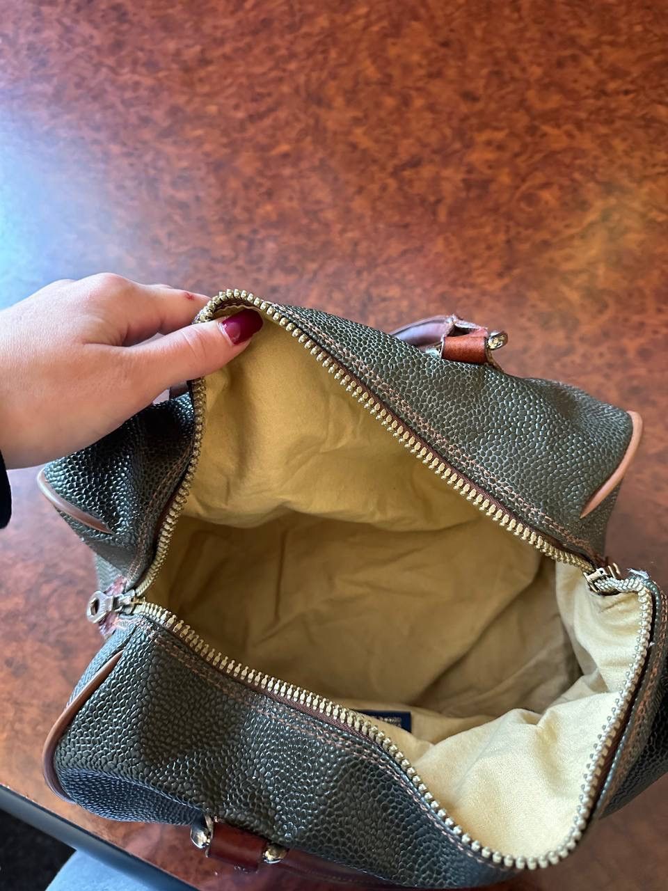 Handmade × Vintage Terrida Tangaroa Briefcase Carrier Leather bag riri 90s Size ONE SIZE - 11 Thumbnail
