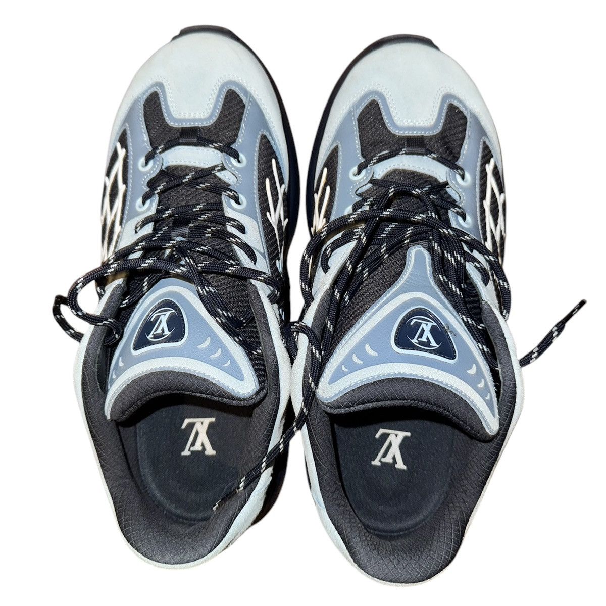 Louis Vuitton Louis Vuitton LV Discovery Lace Up Blue / Navy Size US 9 / EU 42 - 3 Thumbnail