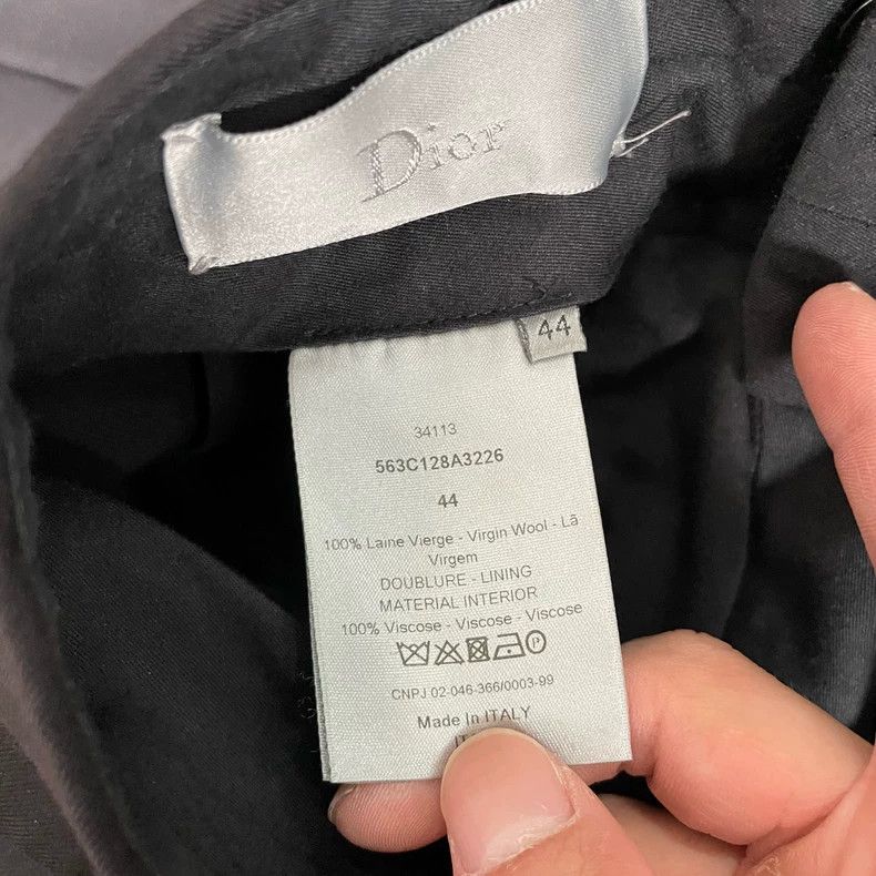 Dior Dior Black trousers 2502-Nextarrow Size 44R - 3 Thumbnail