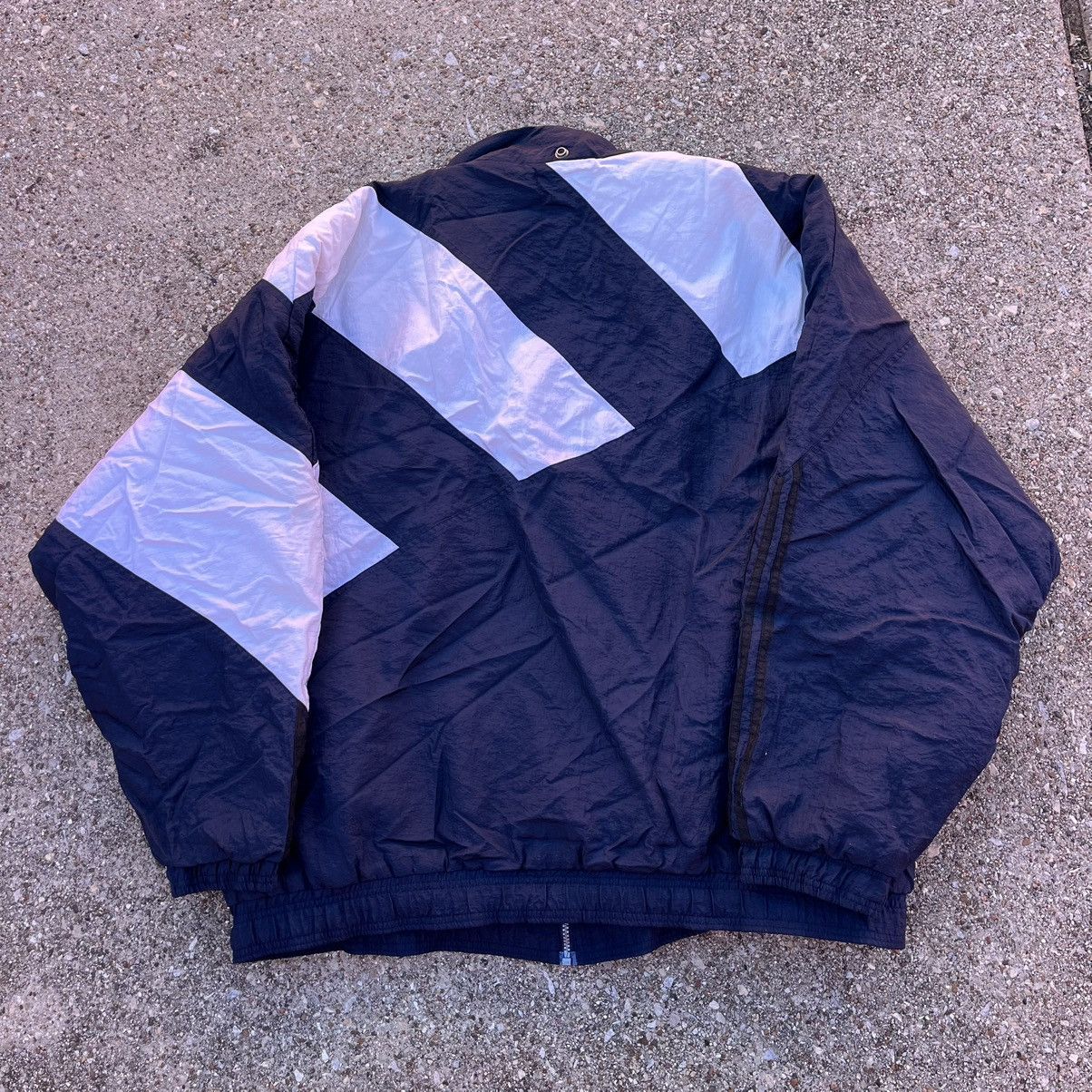 Adidas × Vintage Vintage Rare Adidas Embroidery Puffer Jacket Size US XXL / EU 58 / 5 - 6 Thumbnail