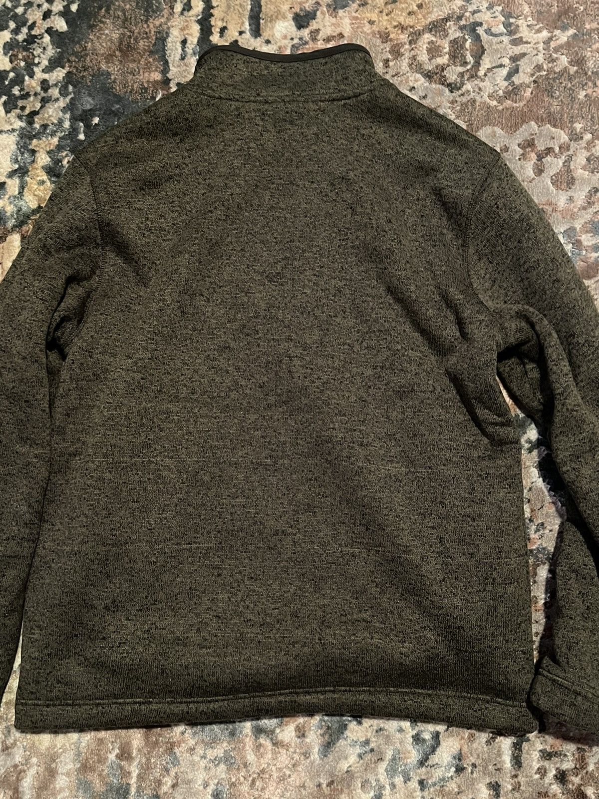 Orvis Orvis Olive Green Mens Quarterzip Sweater Size US L / EU 52-54 / 3 - 2 Thumbnail