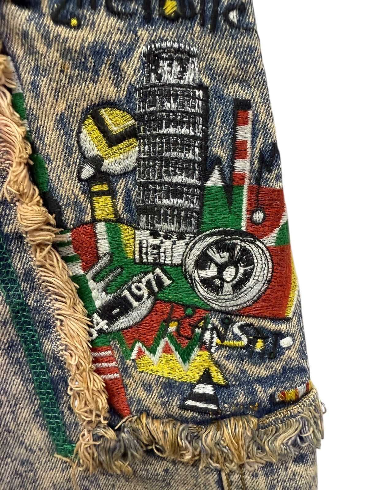 Kansai Yamamoto Vintage 80s Kansai 02 Denim Jacket Size US L / EU 52-54 / 3 - 10 Thumbnail