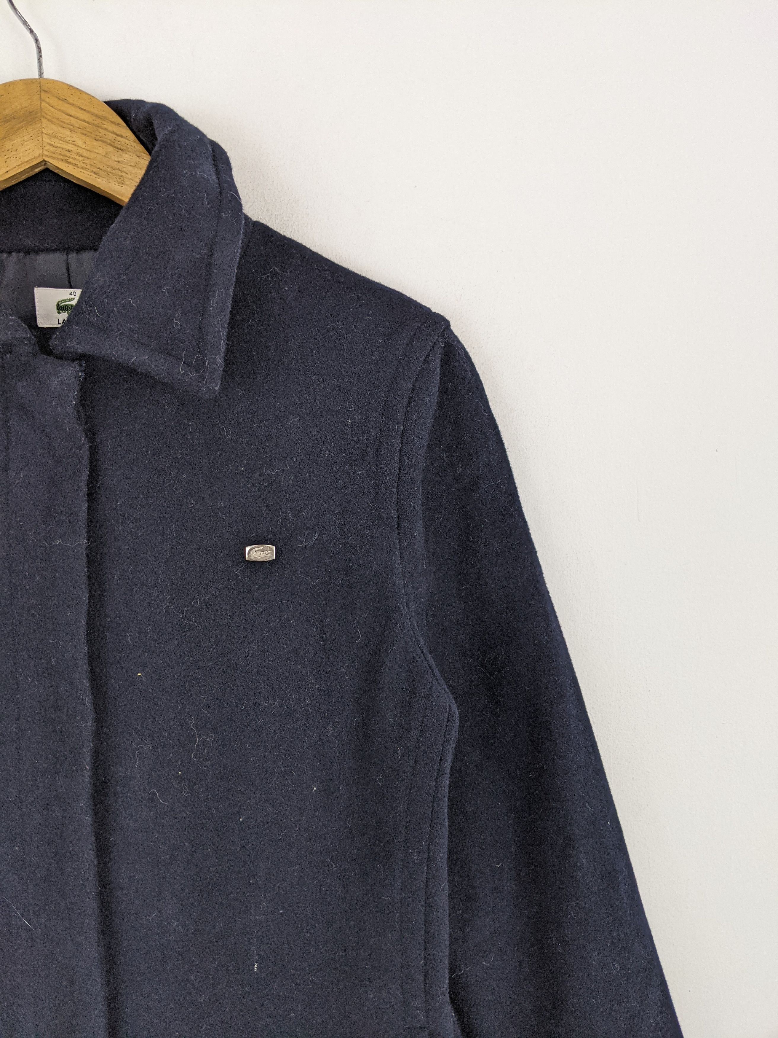 Lacoste Vintage Lacoste Wool Peacoat Blazer Jacket MJ0109Z Size US XXS / EU 40 - 11 Thumbnail