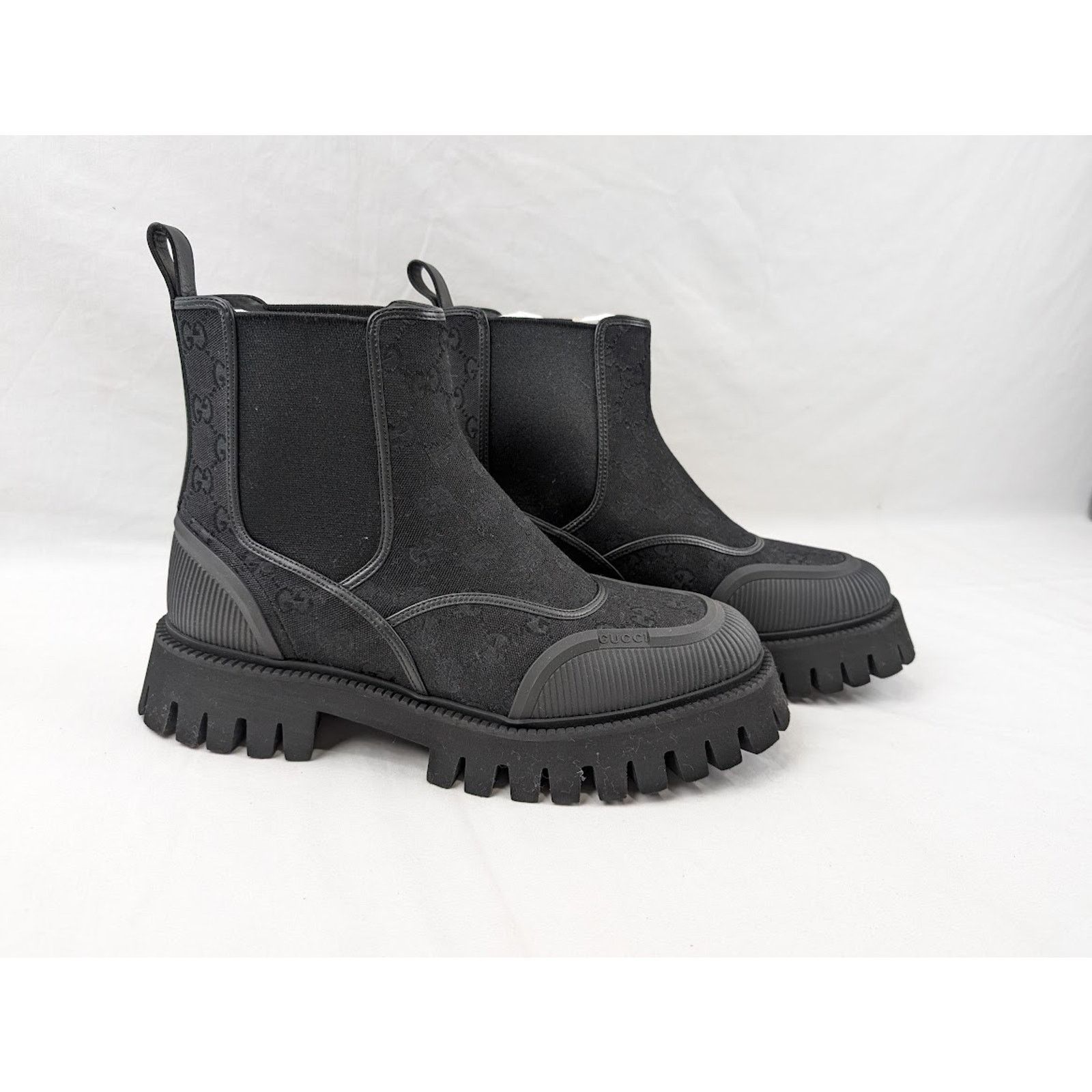 Gucci o1rshd1 New Canvas GG Boots in Black Size US 9 / EU 42 - 9 Thumbnail