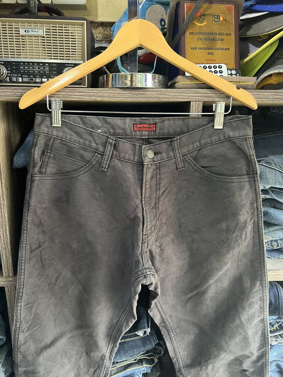 Johnbull 🔥Vintage John Bull Co Suede Denim Size US 32 / EU 48 - 3 Thumbnail