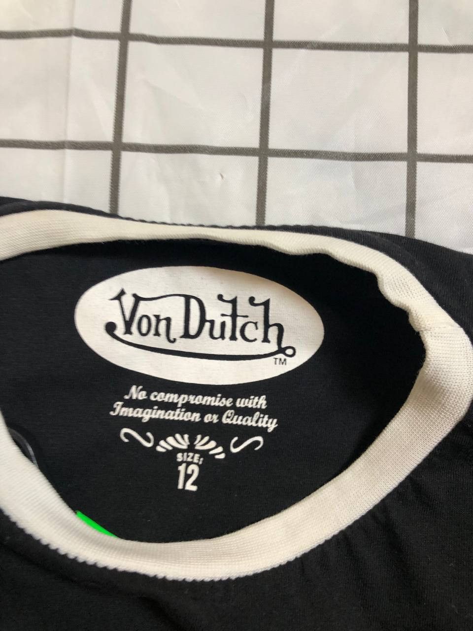 Von Dutch Vintage Von Dutch T-Shirt Women's Cropped Big Logo top Size XL / US 12-14 / IT 48-50 - 2 Thumbnail
