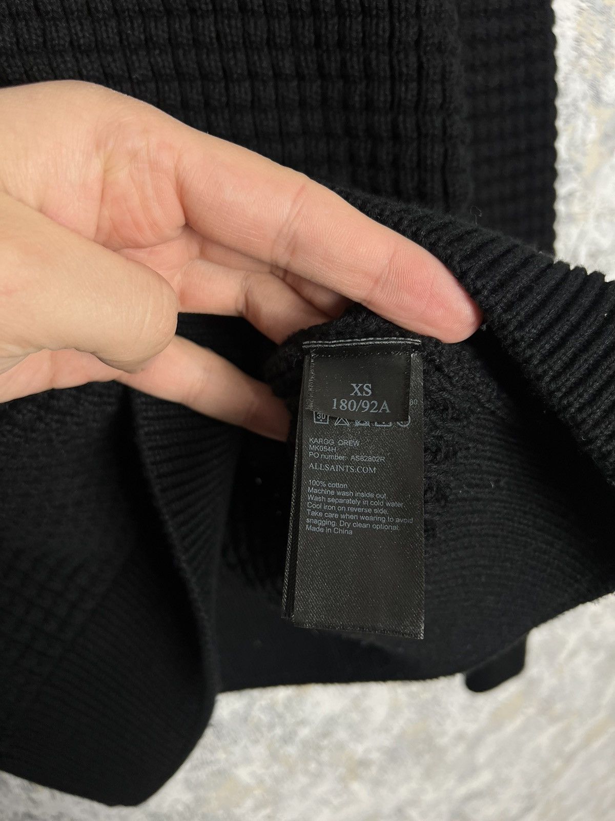 Allsaints Vintage Allsaints Jumper Sweater Waffle Knit Men’s Size XS Size US XS / EU 42 / 0 - 5 Thumbnail