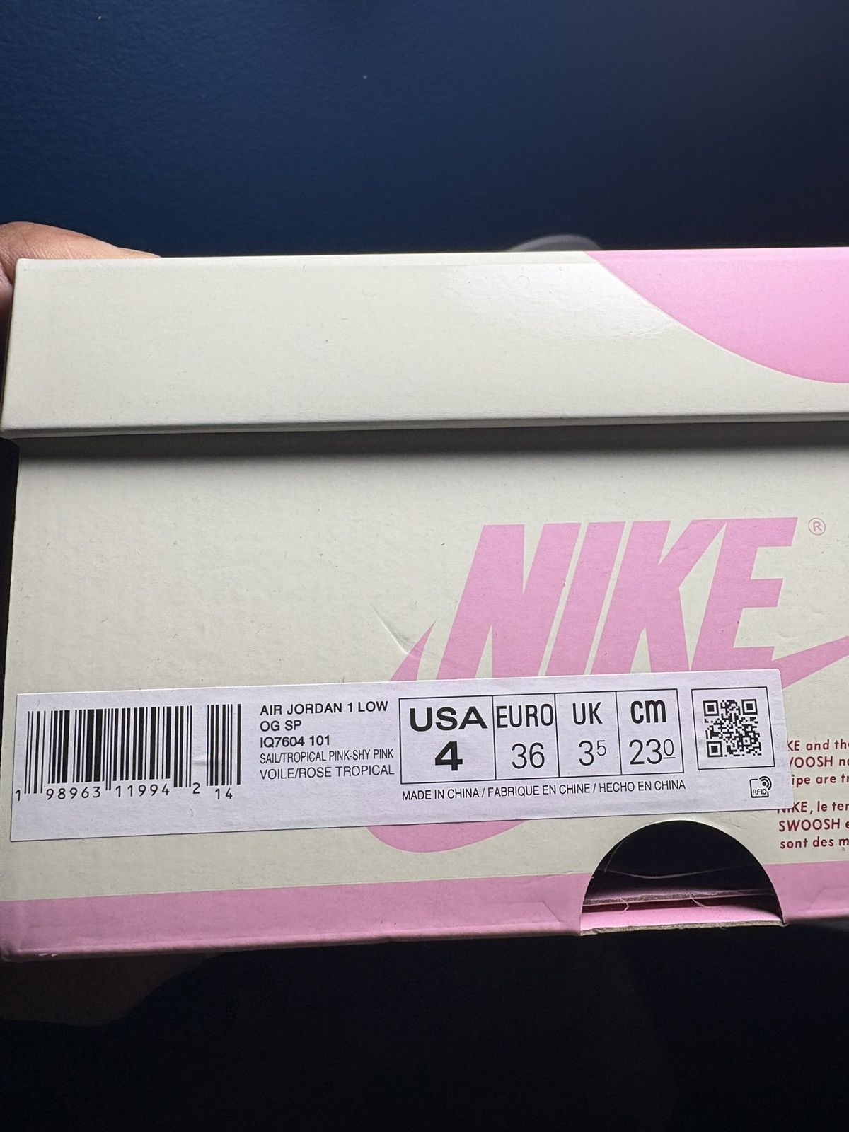 Nike Travis Scott Tropical Pink AJ1 Size US 5.5 / EU 38 - 5 Thumbnail