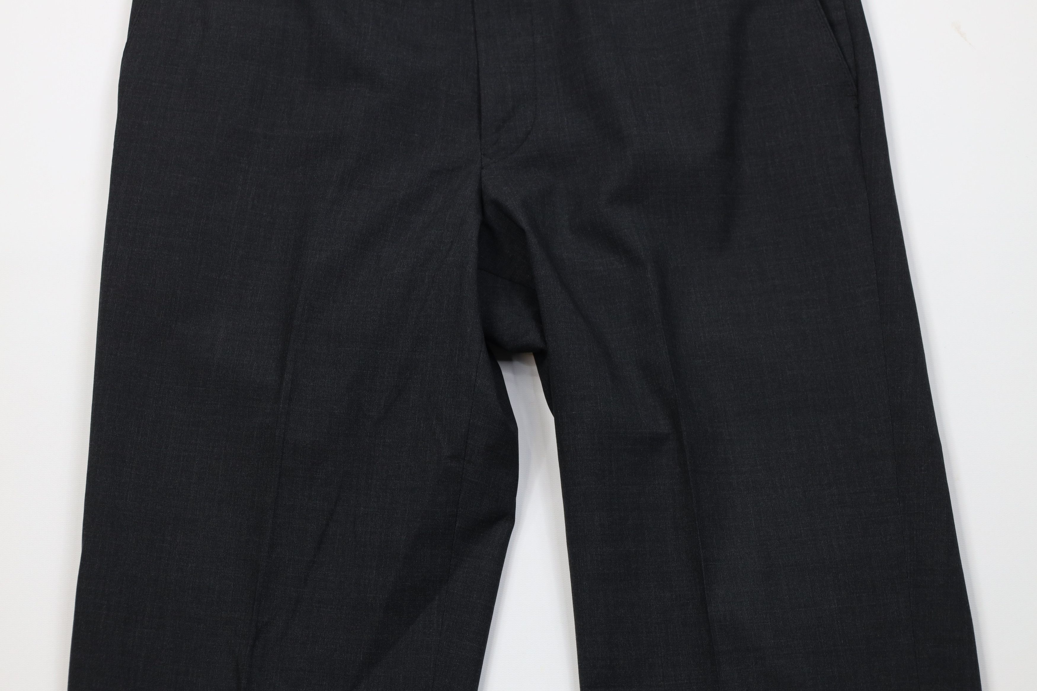 L.L. Bean Vintage 90s Y2K LL Bean Wool Knit Chino Pants Charcoal Gray Size US 32 / EU 48 - 3 Thumbnail