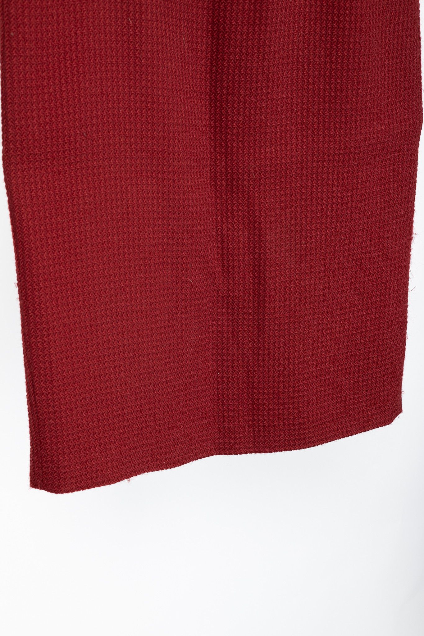 Donna Karan Donna Karan New York Red Wool Tweed Pencil Skirt Size 32" / US 10 / IT 46 - 5 Thumbnail