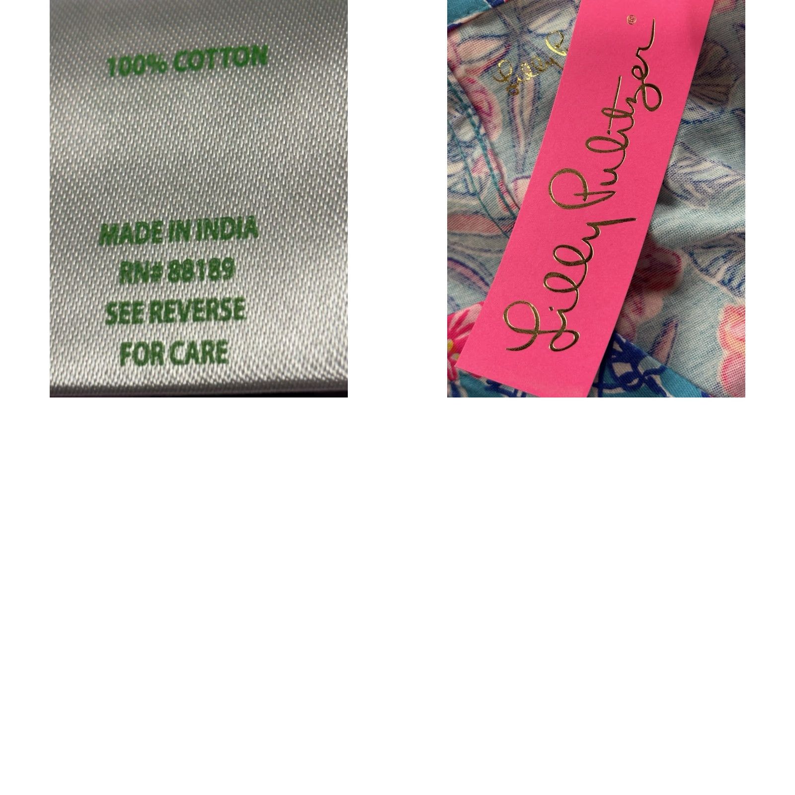 Lilly Pulitzer Lilly Pulitzer Easley Dress Sz Large Orchid Oasis Cotton Shift Size L / US 10 / IT 46 - 8 Thumbnail