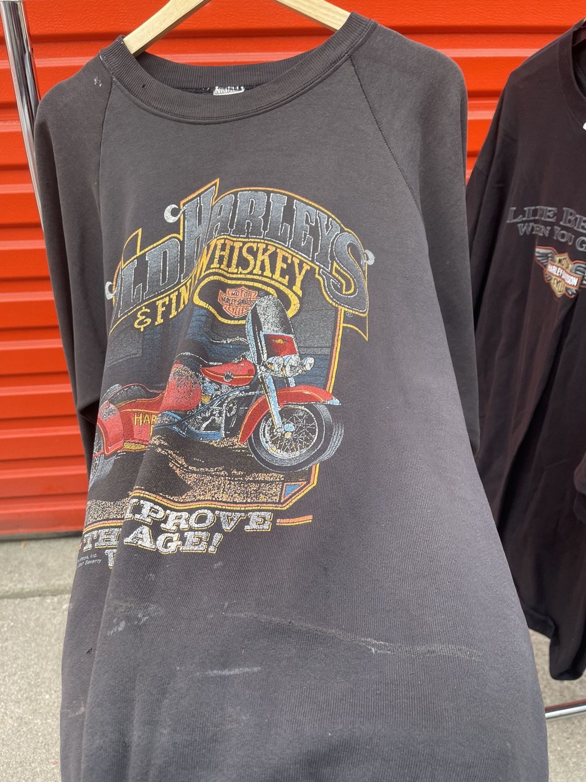 Japanese Brand Vintage 80’s Harley Davidson Crewneck Size US XL / EU 56 / 4 - 3 Thumbnail