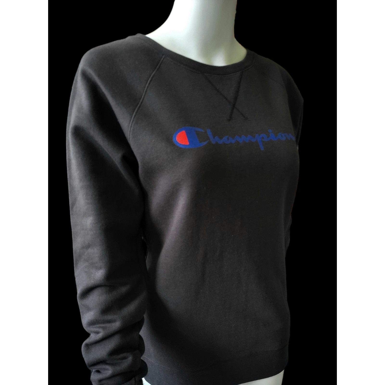 Champion NWT CHAMPION Incognito Classic Black Fleece Crew Sweatshirt Size S / US 4 / IT 40 - 4 Thumbnail