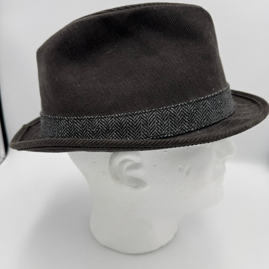 Paul Frank Paul Frank Brown Corduroy Fedora Hat Herringbone Band Size ONE SIZE - 5 Thumbnail