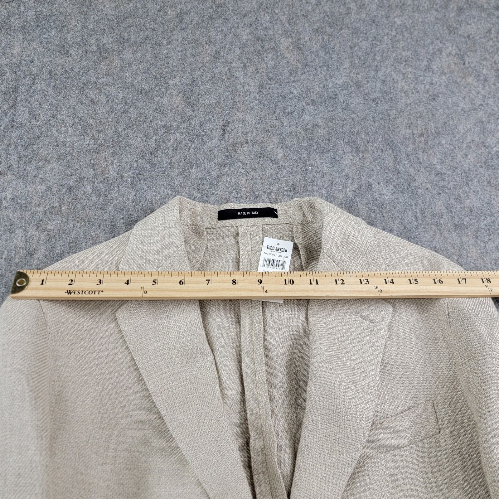 Todd Snyder Todd Snyder Flax Linen Open Weave Sport Coat Blazer Size 40R - 5 Thumbnail