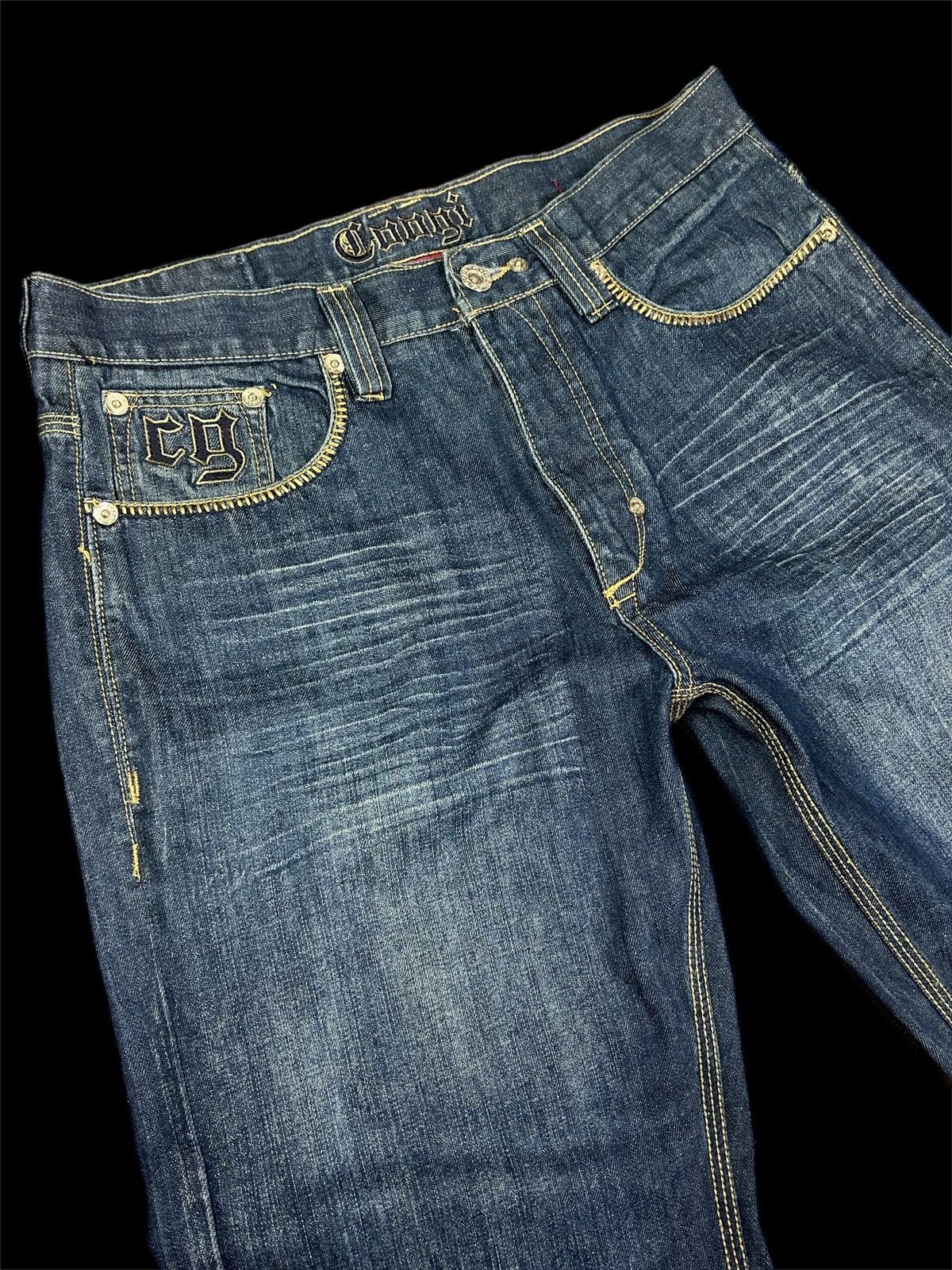 Coogi Coogi Wide Leg Embroidered Jeans Size US 34 / EU 50 - 9 Thumbnail