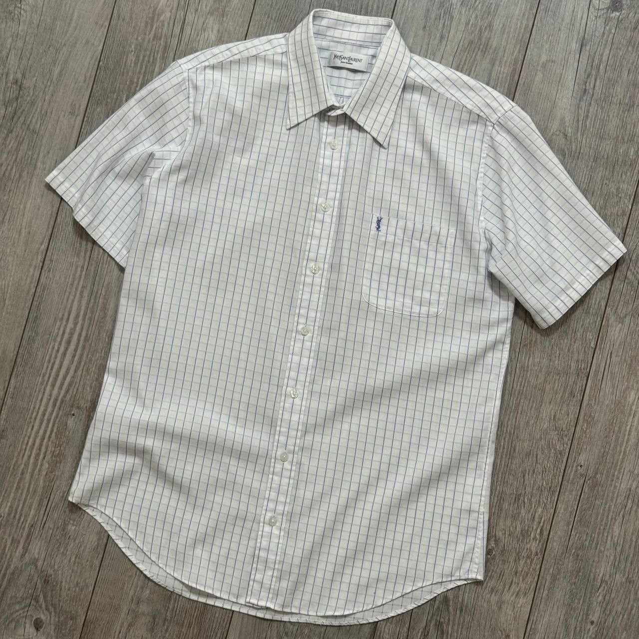 Yves Saint Laurent Vintage Yves Saint Laurent YSL Shirt Size US L / EU 52-54 / 3 - 1 Thumbnail