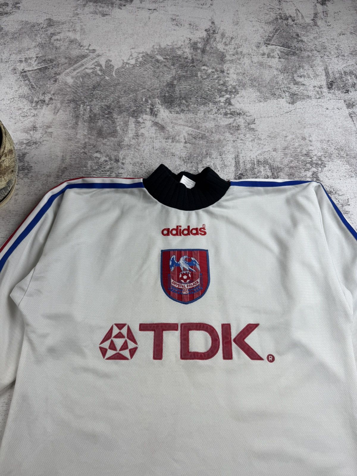 Adidas Crystal Palace 1996/1997 Goalkeeper GK Soccer Football T Shirt Jersey Longsleeve Size US S / EU 44-46 / 1 - 6 Thumbnail
