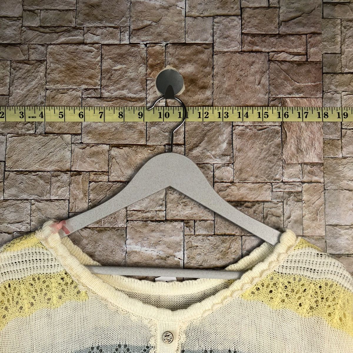 Japanese Brand × OVER THE STRiPES Japanese Brand Stripe White Knitwear #A1070 Size M / US 6-8 / IT 42-44 - 4 Thumbnail