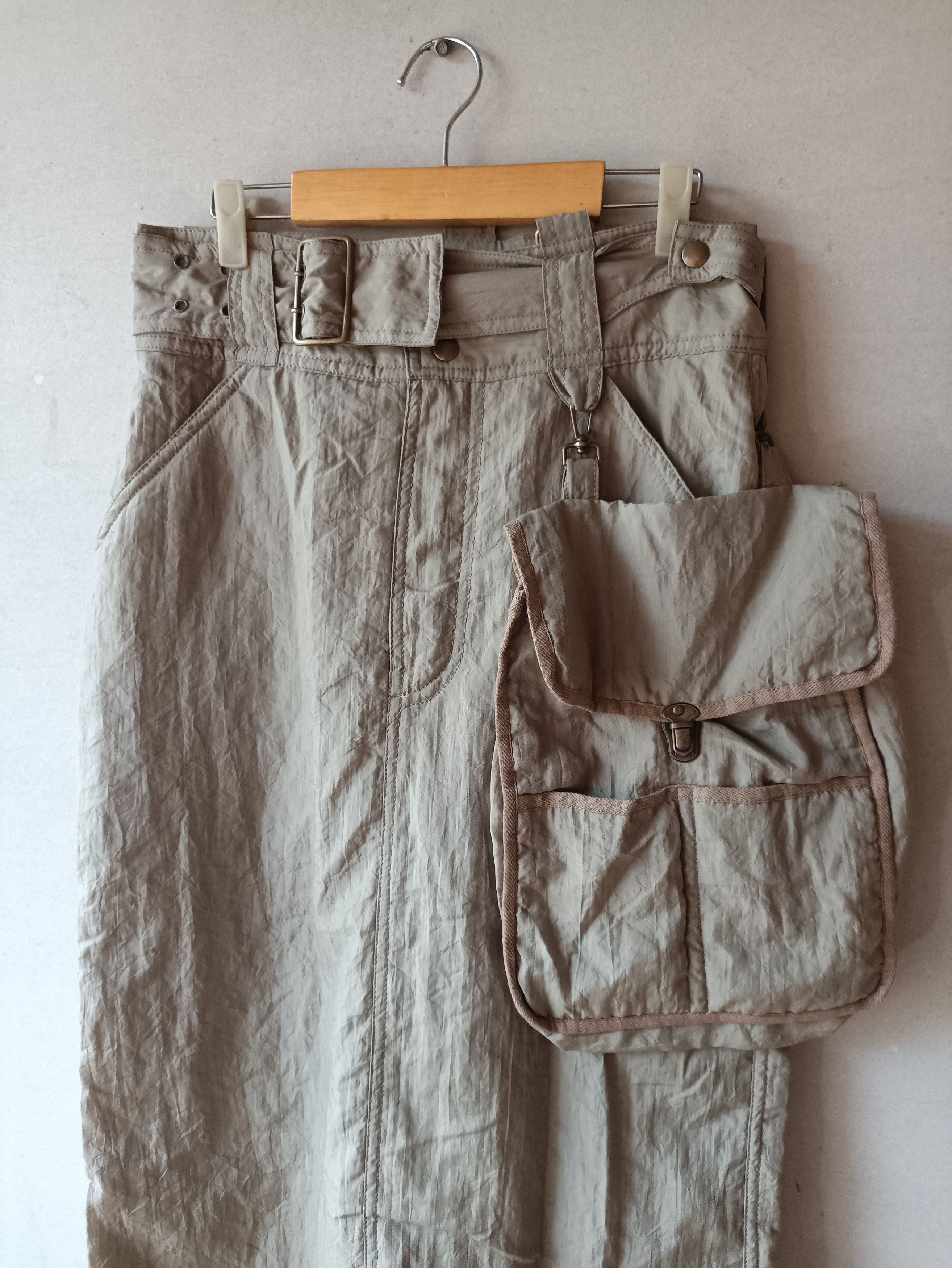 Issey Miyake 1980s Rare Hai Sporting Gear Camera Cargo Bag pocket Size 32" / US 10 / IT 46 - 5 Thumbnail