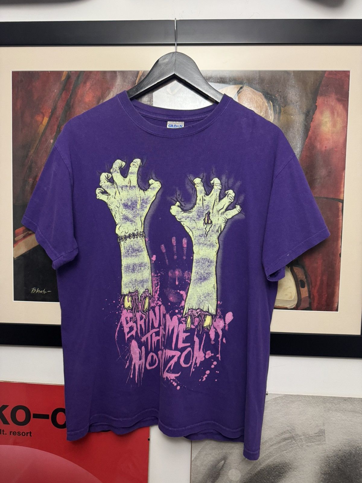 British Rock Band Bring Me The Horizon Tee Vintage Y2k Rare