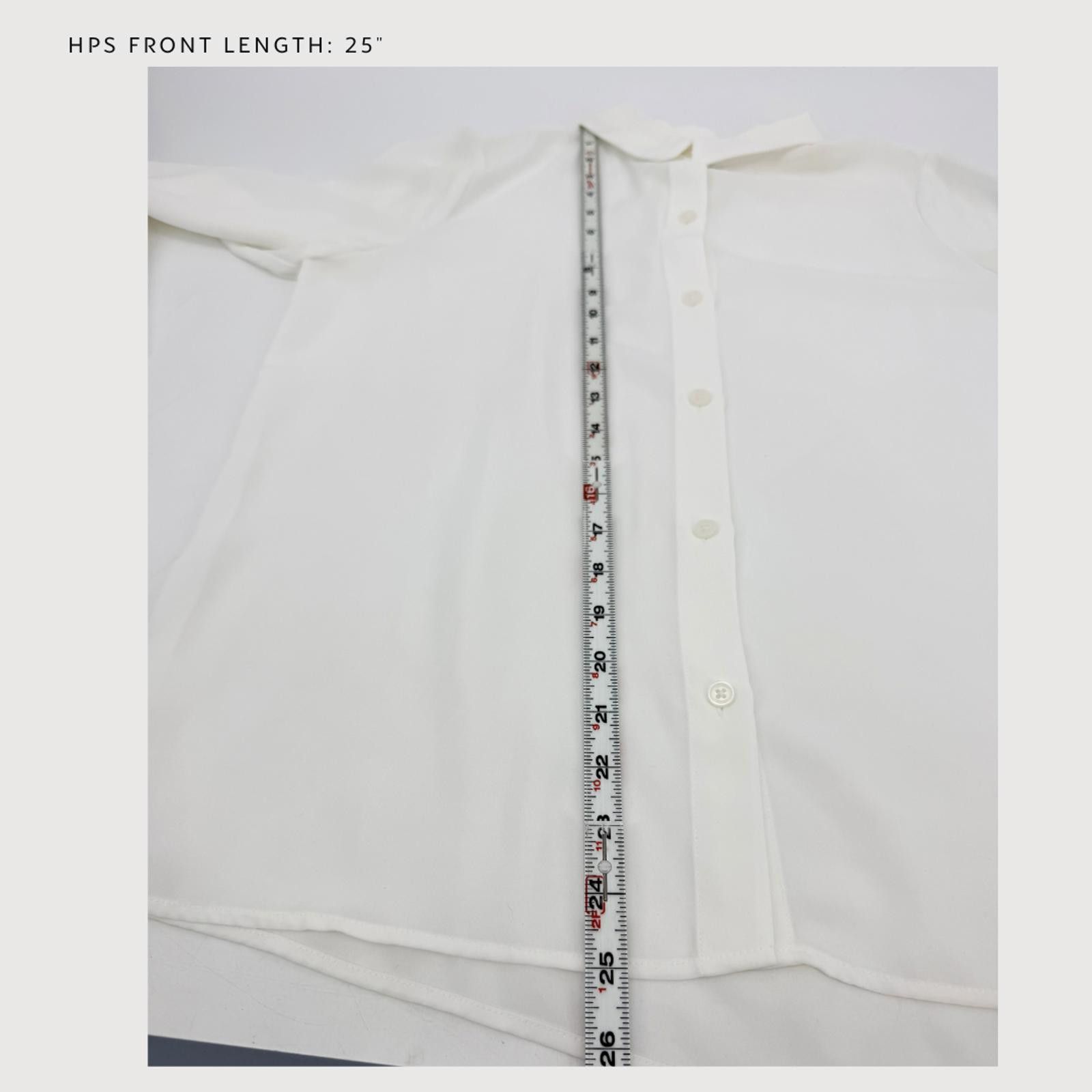 Other Halogen White Button Up Blouse NWT Long Sleeve S Size S / US 4 / IT 40 - 8 Thumbnail