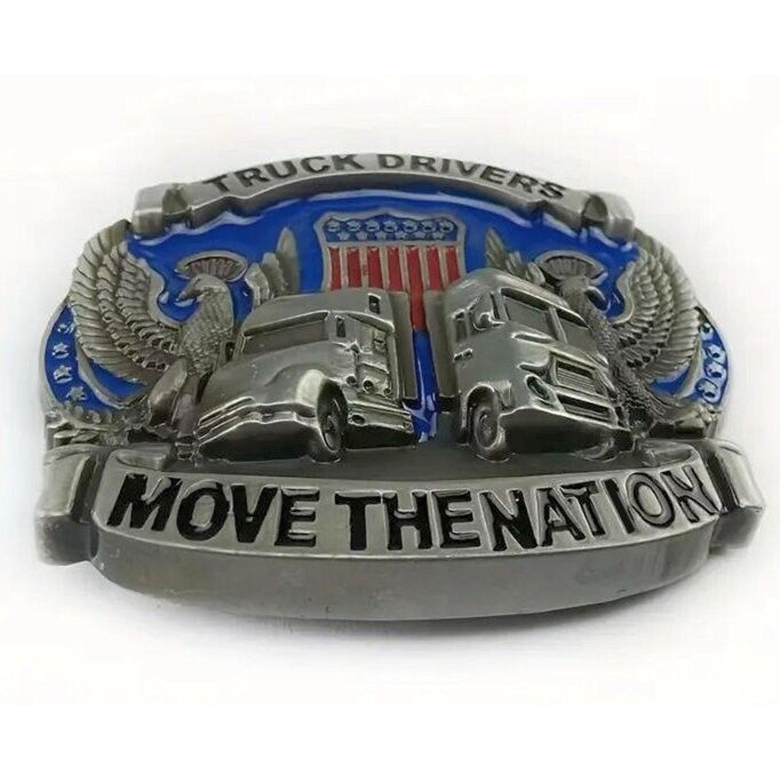Other ‘Truckers Move The Nation’ • 3D Belt Buckle Size ONE SIZE - 3 Thumbnail