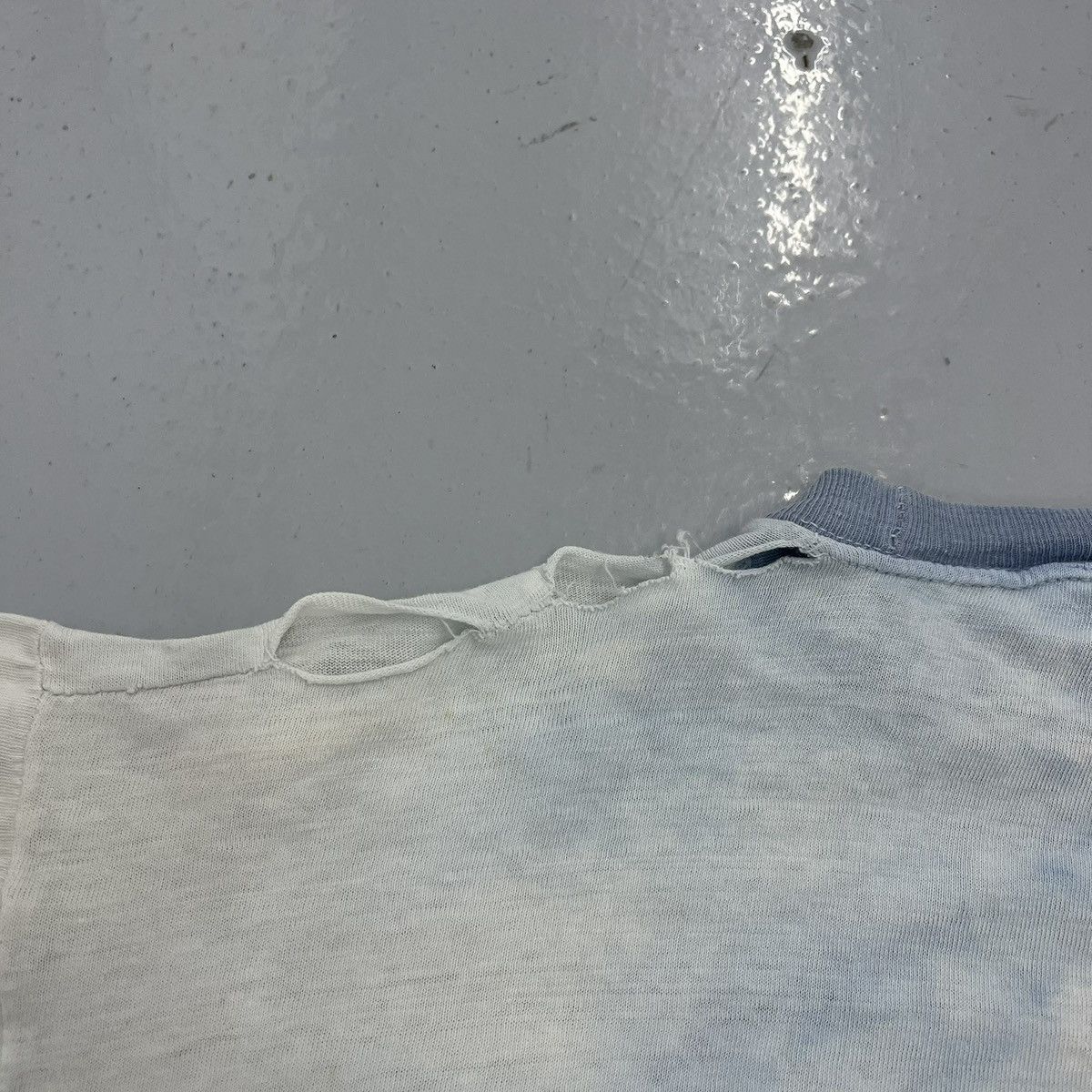 Other Vintage 60s Kings Dominion White/Blue Distressed Ringer Size US L / EU 52-54 / 3 - 4 Thumbnail