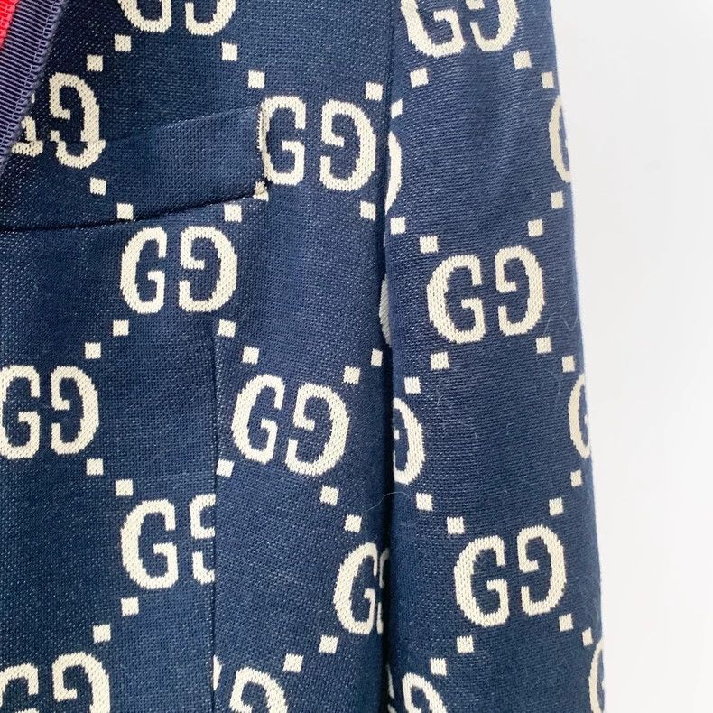 Gucci Gucci Navy Blazer with Logo Design-2506 Size US XXS / EU 40 - 8 Thumbnail