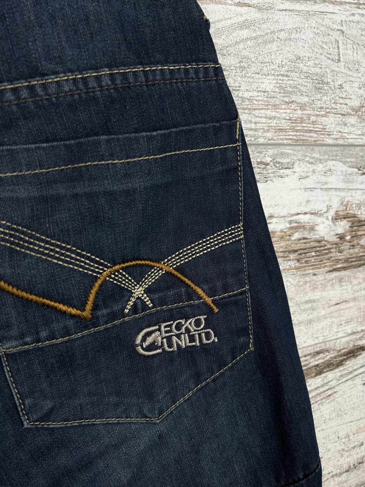 Ecko Unltd. × Vintage Mens Vintage Ecko Unltd. jeans y2k rare denim pants rap 90s Size US 32 / EU 48 - 16 Thumbnail