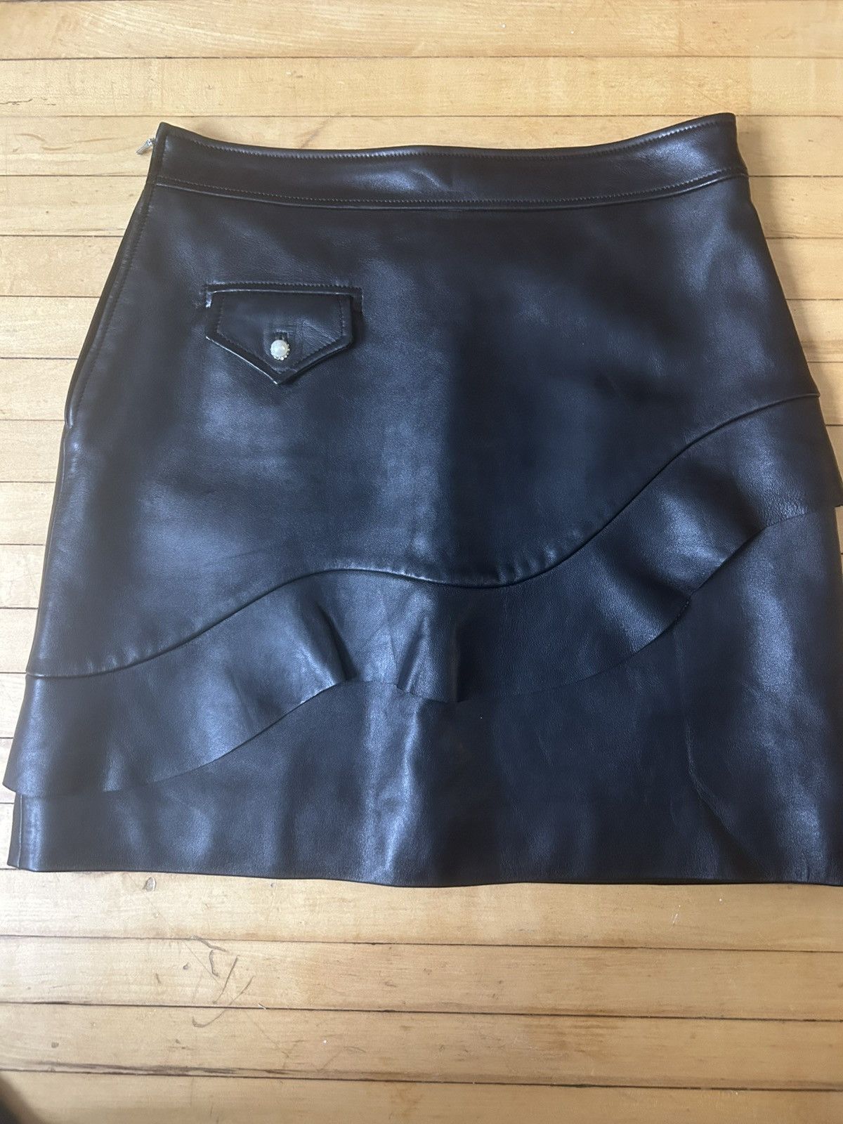 Sandro Leather Sandro Paris Skirt Size 27" / US 4 / IT 40 - 1 Thumbnail