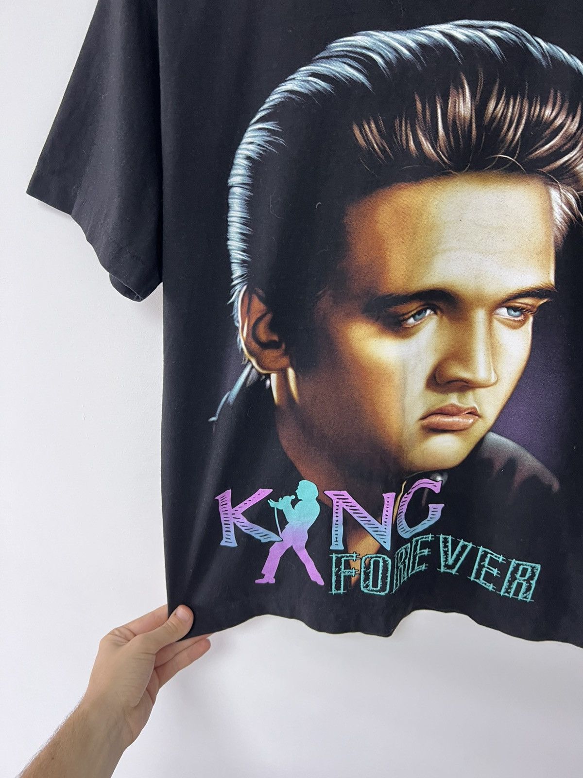 Vintage Vintage 90’s Elvis Presley Rock n Roll King Mens Rare sz M Size US M / EU 48-50 / 2 - 8 Thumbnail