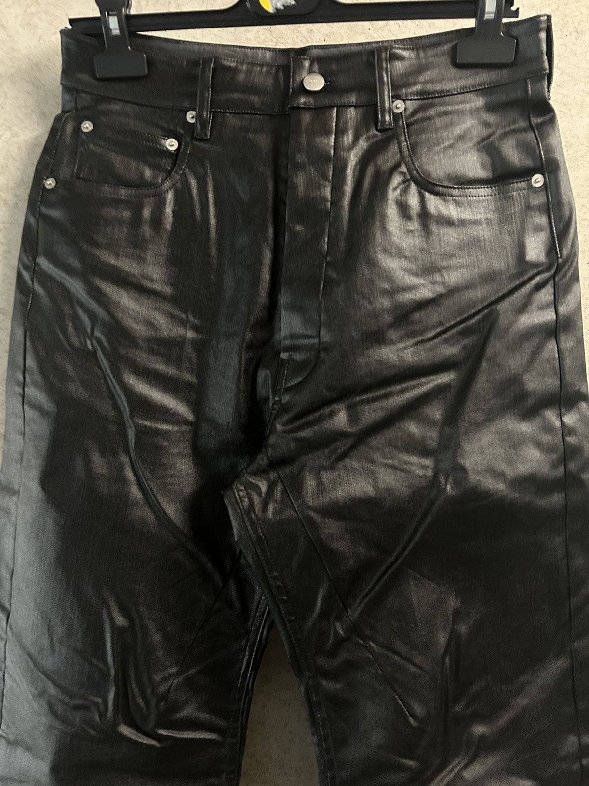 Rick Owens Waxed geth jeans Size US 28 / EU 44 - 2 Thumbnail