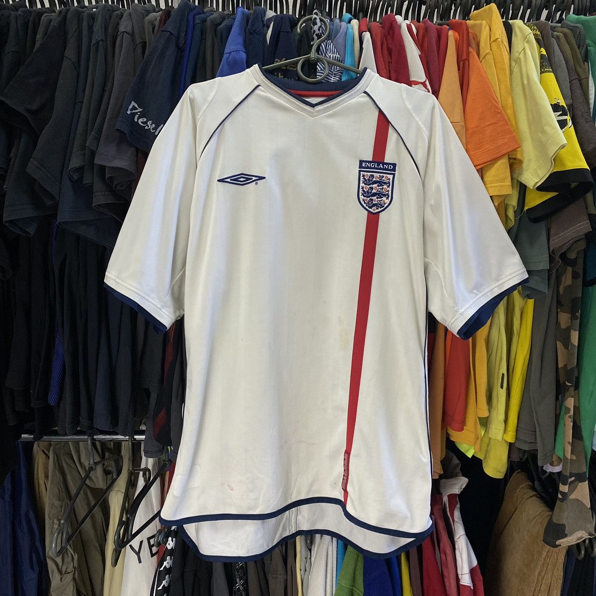 Umbro Vintage Umbro FC England 2001 National Soccer jersey Size US XL / EU 56 / 4 - 1 Thumbnail