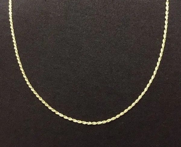 Other Gold Chain Rope Chain 20in 2mm and Gold Jesus Piece Head Size ONE SIZE - 8 Thumbnail